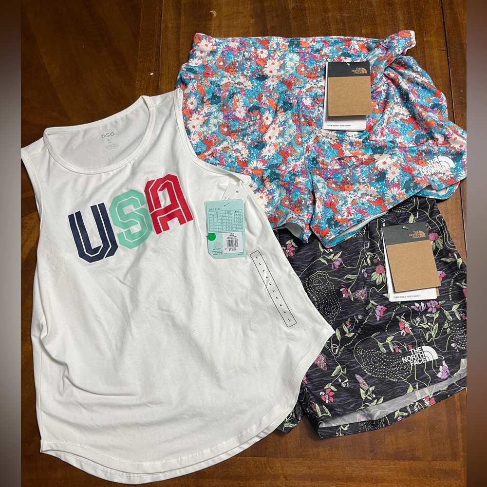 Girls 14 The North Face Lot NEW